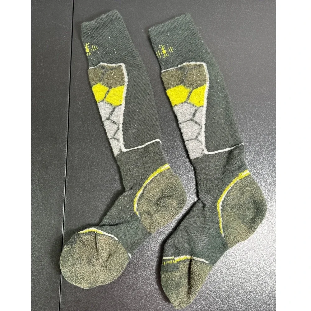 Smartwool Unisex Ski Full Cushion Over The Calf Merino Wool Socks Large SW001908